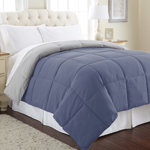 Modern Threads Down alternative reversible comforter Infinity Blue/Silver Queen 2DWNCMFG-INS-QN